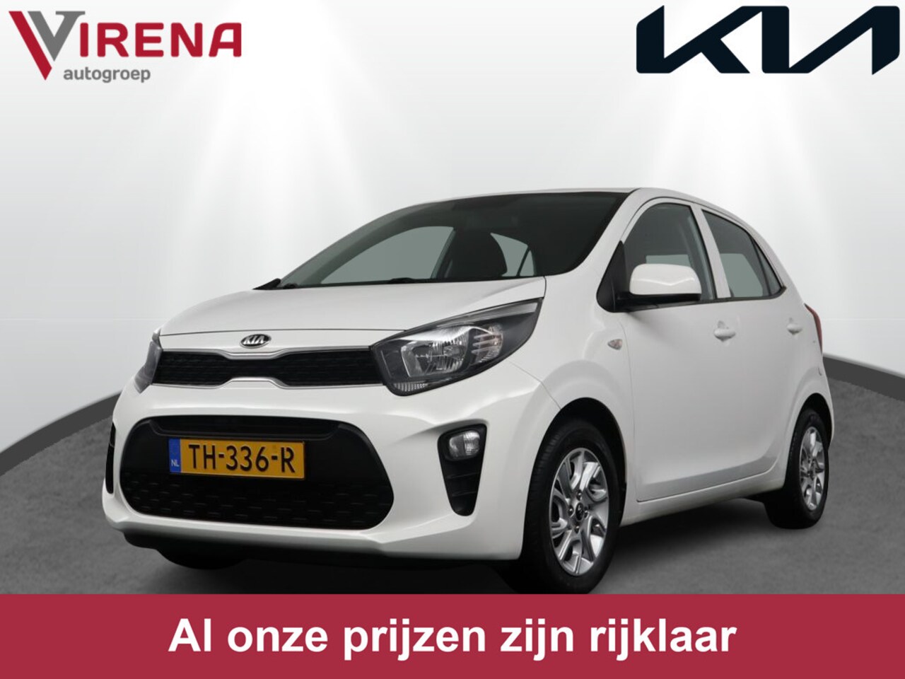 Kia Picanto - 1.0 CVVT ComfortPlusLine Navigator - Dealer Onderhouden - Navigatie - Airco - Apple CarPla - AutoWereld.nl