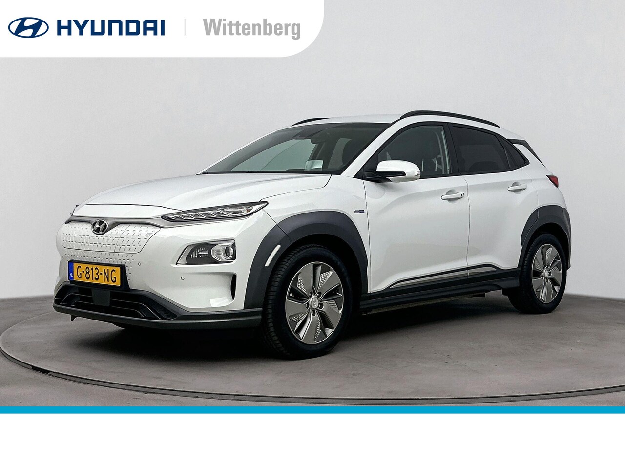 Hyundai Kona Electric - EV Premium 64 kWh Leer, Stoelverwarming, Stuurverwarming. - AutoWereld.nl