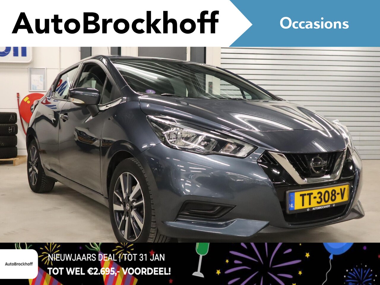 Nissan Micra - 0.9 IG-T N-Connecta | Navigatie | Airco | Cruise Control | Bluetooth | DAB | Camera achter - AutoWereld.nl