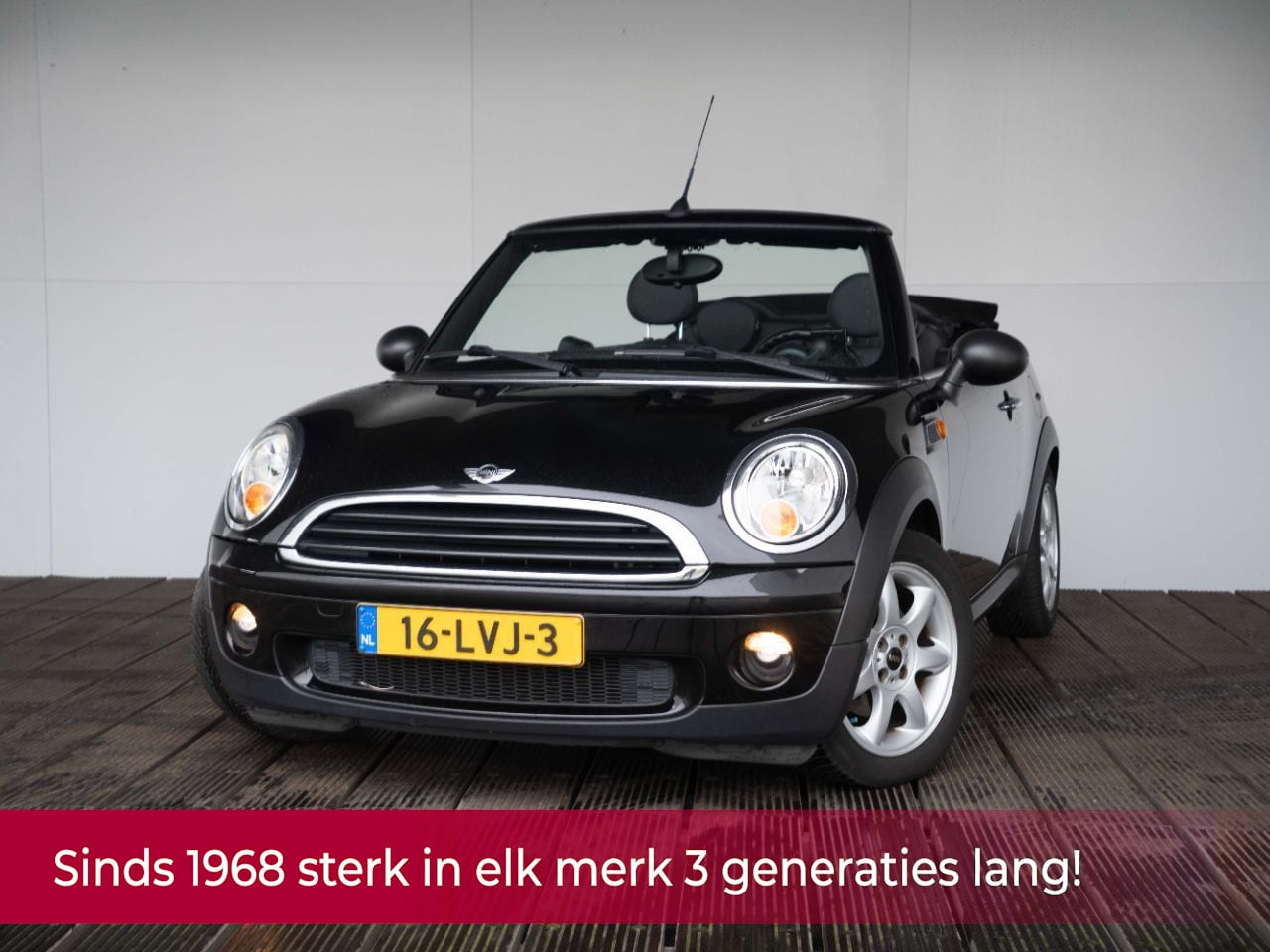 MINI Cabrio - Mini 1.6 One Anniversary! NL AUTO NAP! 1e eigenaar! Airco l Stoelverwarming l Navi l PDC! - AutoWereld.nl