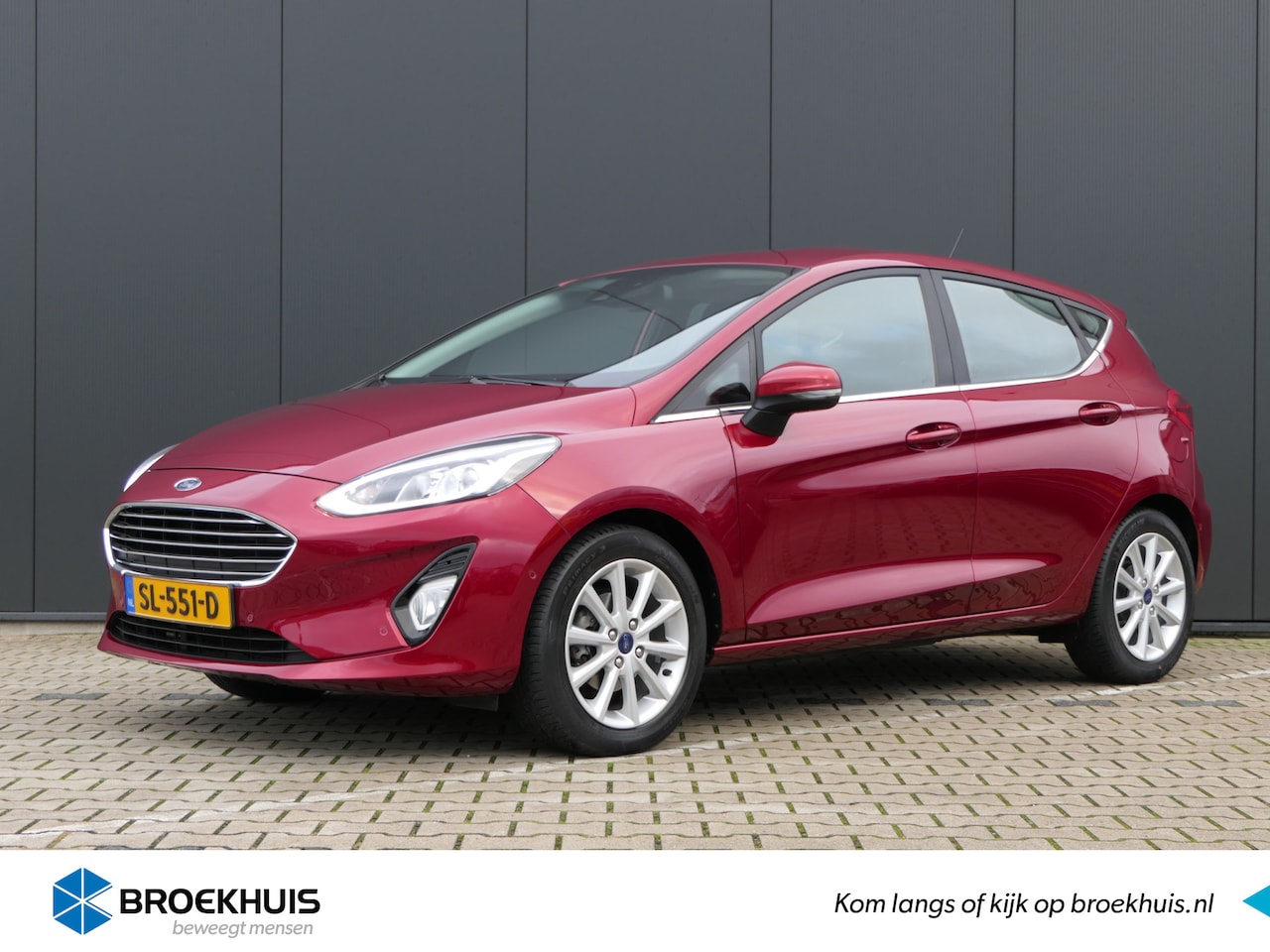 Ford Fiesta - 1.0 EcoBoost Titanium | Cruise control | Airco | Camera achter | Parkeersensoren voor & ac - AutoWereld.nl