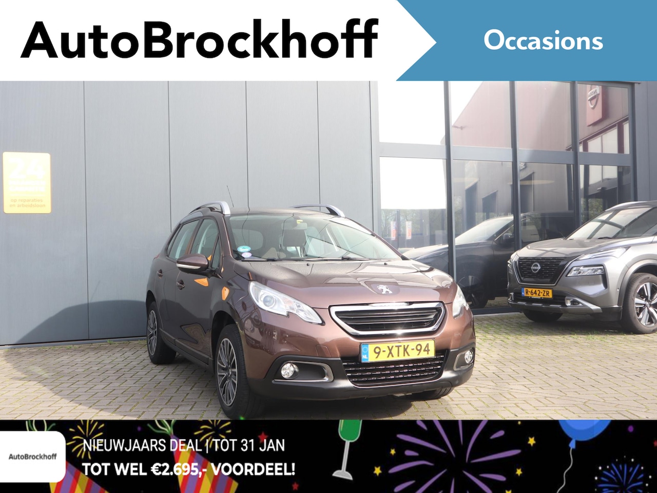 Peugeot 2008 - 1.2 PureTech Active | Automaat | Navi | Panorama dak | Airco | Parkeersensoren Achter | Cr - AutoWereld.nl