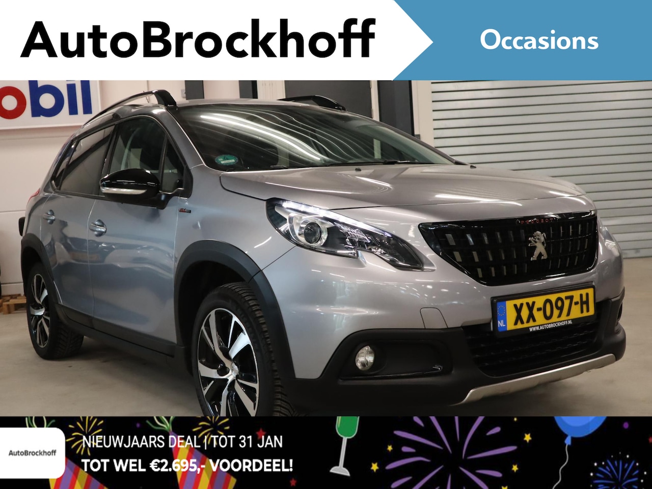 Peugeot 2008 - 1.2 PureTech 130pk! GT-Line | Navi | Climate Control | Parkeersensoren Achter | 17inch L.M - AutoWereld.nl