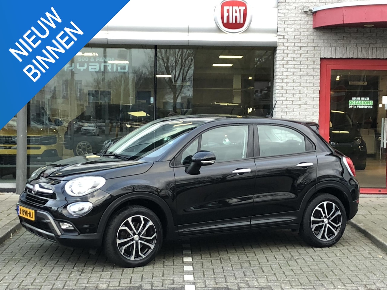 Fiat 500 X - 1.4 Turbo MultiAir PopStar NAVI|CLIMATE|APPLE/ANDROID|PDC|17"|STOELVERWARMING - AutoWereld.nl