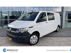 Volkswagen Transporter - 110 PK L2 Dubbel Cabine Airco, Trekhaak, App Connect, PDC