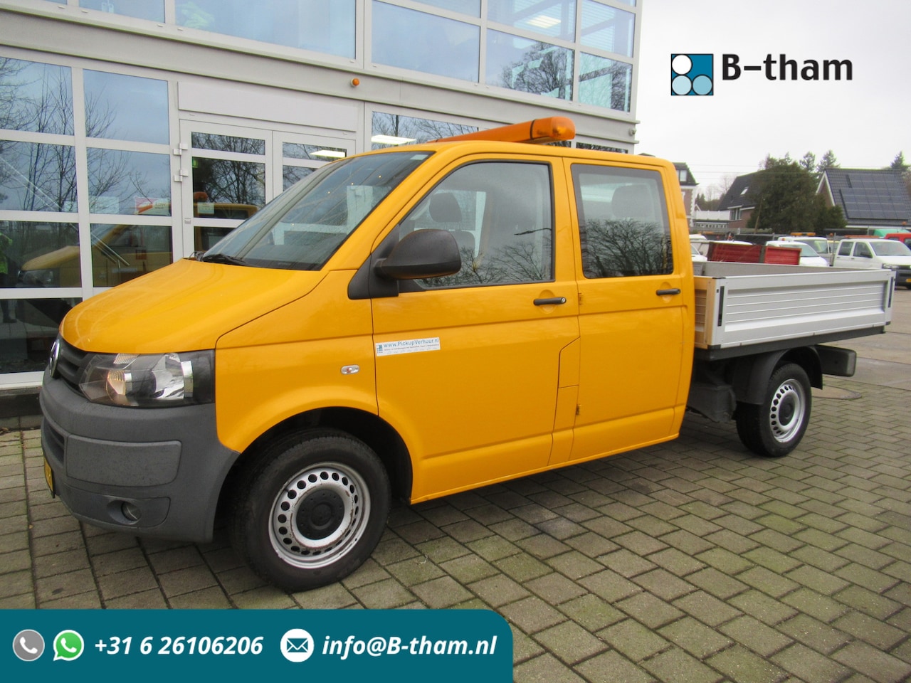 Volkswagen Transporter - 2.0TDI 62KW DOKA Dubbelcabine AIRCO-Klima - AutoWereld.nl