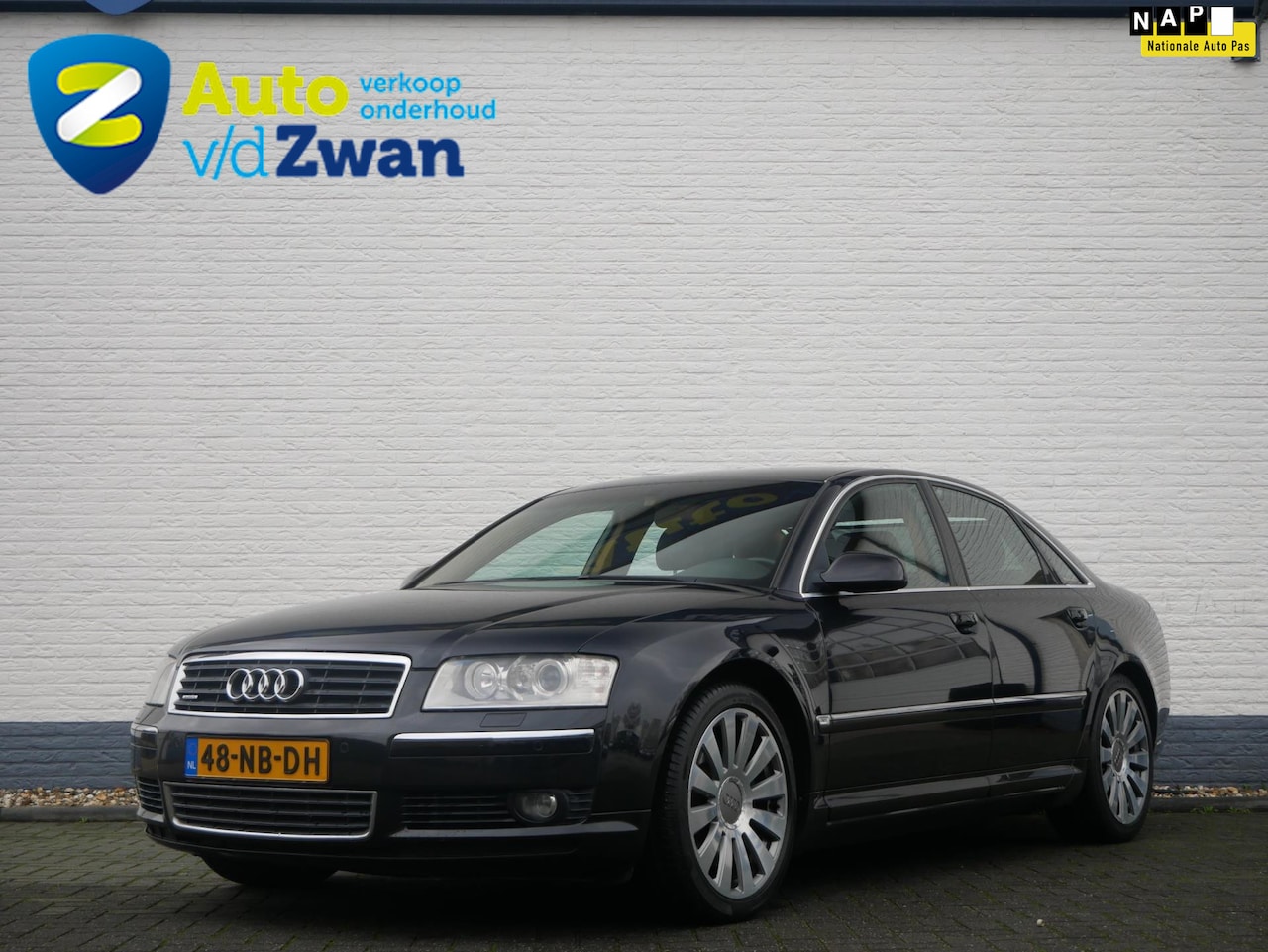 Audi A8 - 3.7 Quattro Pro Line 280 Pk Memory-seats/Bose/Leder - AutoWereld.nl