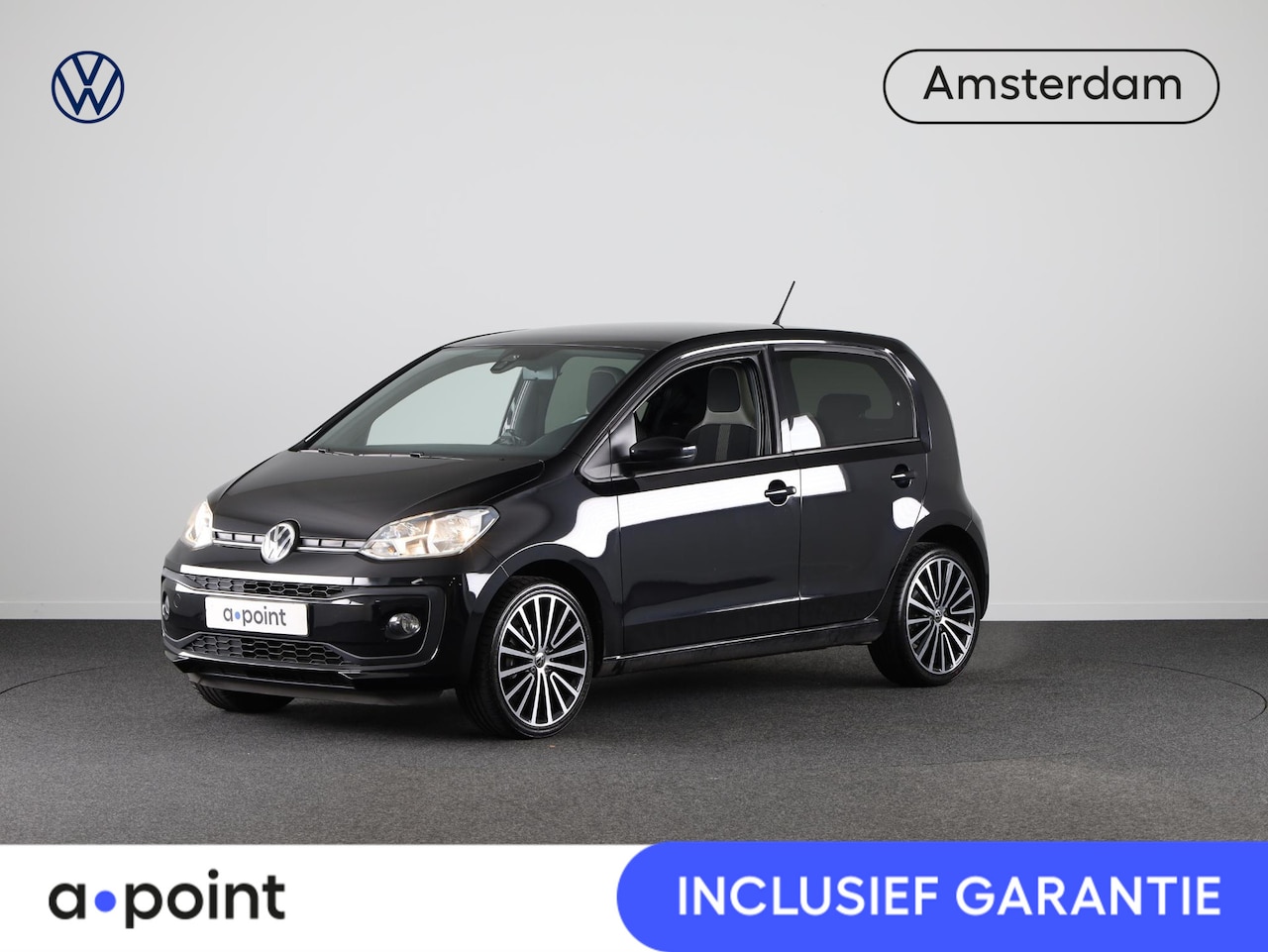 Volkswagen Up! - 1.0 BMT high up! 75 PK | Black Edition | Parkeersensoren | 17 Inch | Extra getint glas - AutoWereld.nl