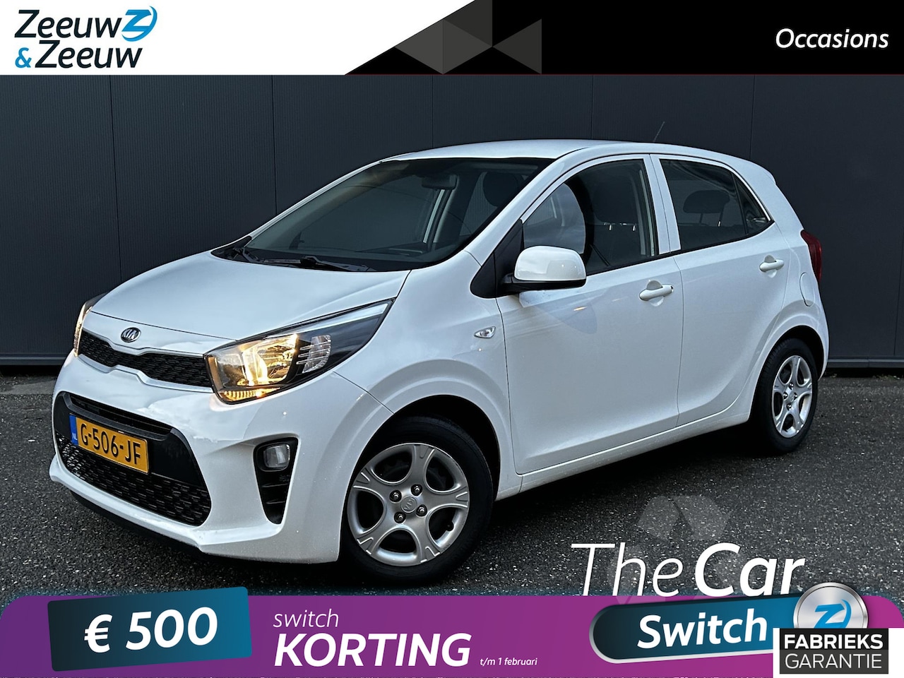 Kia Picanto - 1.0i ComfortLine | Dealer onderhouden |  Airco | Fabrieksgarantie t/m 3-10-2026  | NAP - AutoWereld.nl