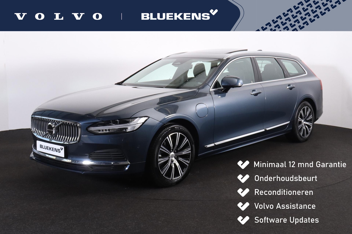 Volvo V90 - T6 AWD Inscription - Panoramisch schuif-/kanteldak - Intellisafe Assist / Surround - Head- - AutoWereld.nl