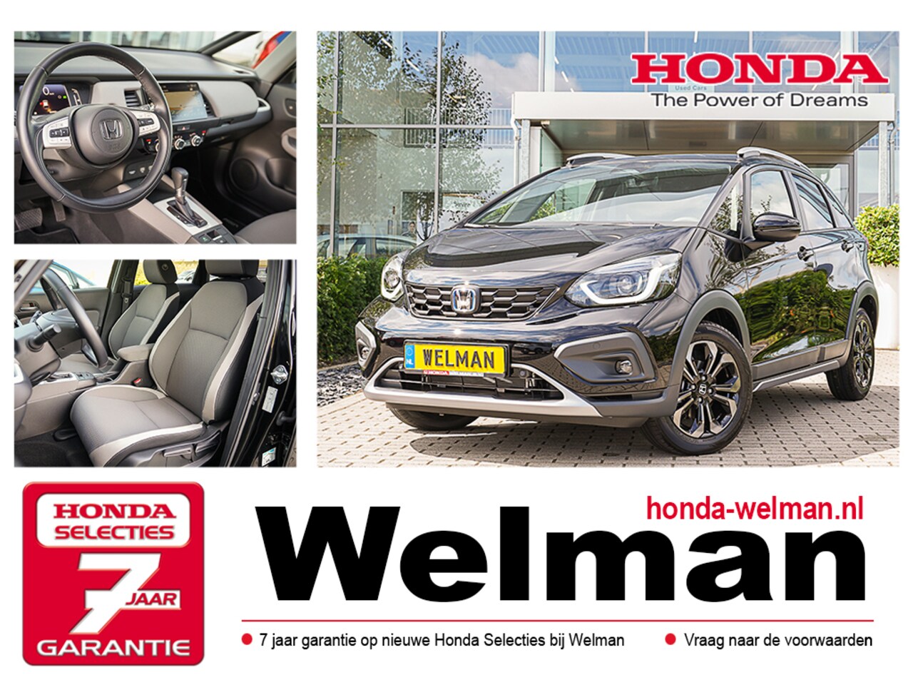 Honda Jazz - 1.5 e:HEV ADVANCE CROSSTAR - AKTIE - NIEUW - CAMERA - AutoWereld.nl