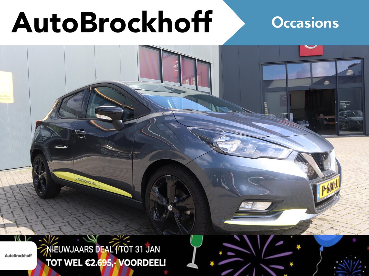 Nissan Micra - 1.0 IG-T Kiiro Lichtmetalen velgen | Cruise control | Climate control | DAB+ - AutoWereld.nl