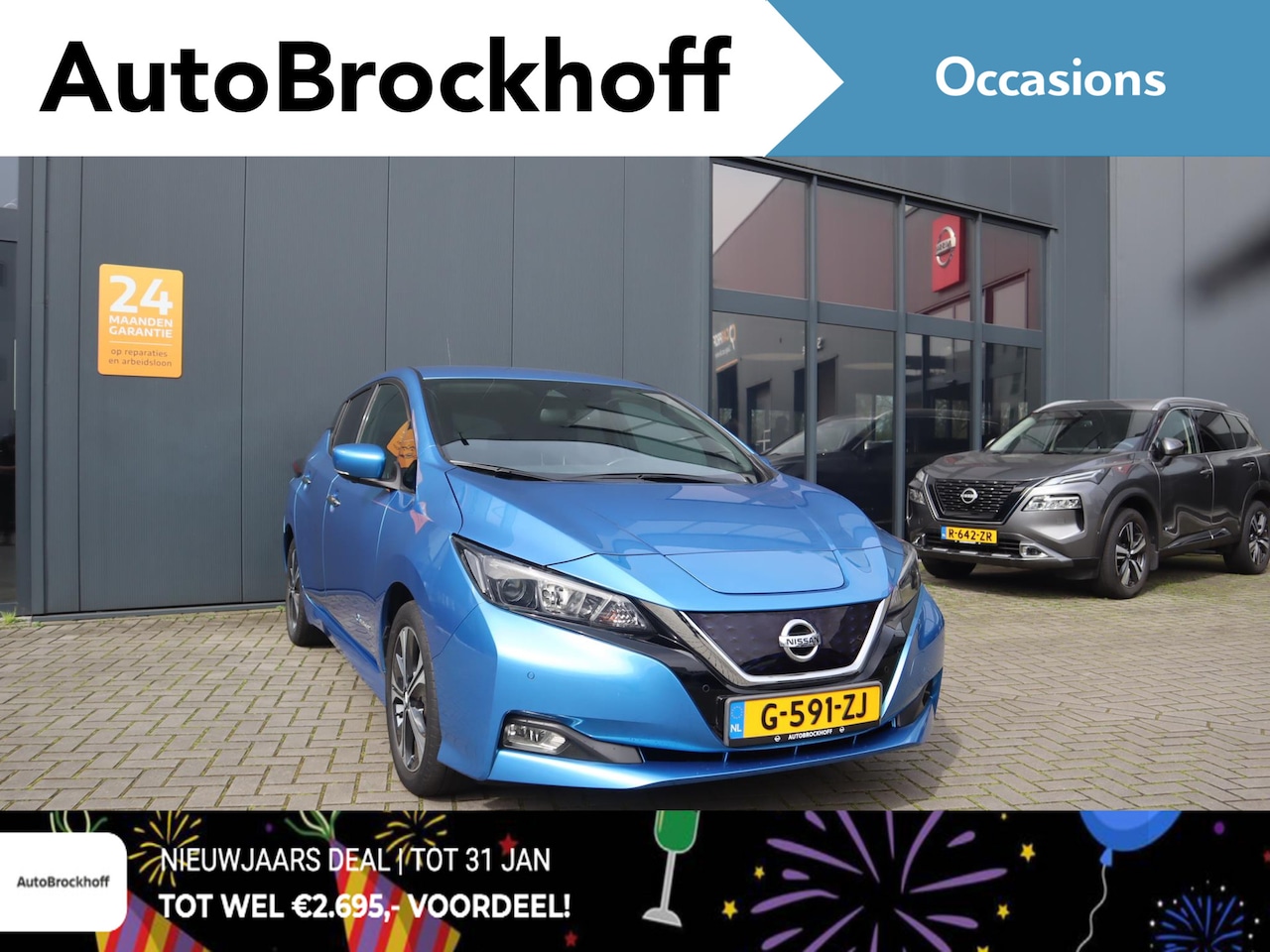 Nissan LEAF - N-Connecta 40 kWh Cruise | Navi | 360 AVM | DAB | Apple Carply & Android | Stuur & Stoelve - AutoWereld.nl