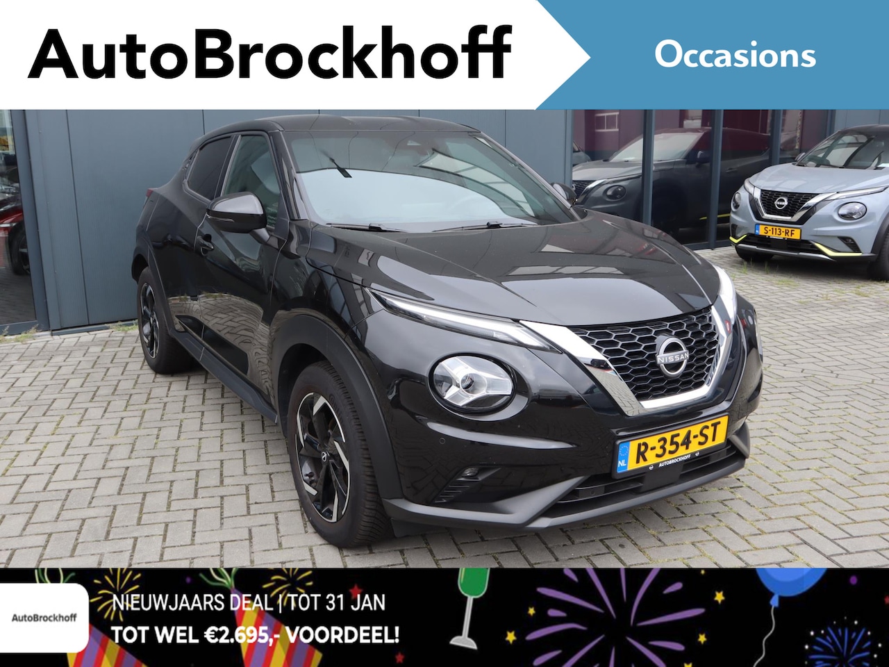 Nissan Juke - 1.0 DIG-T N-Connecta Park & Ride Navi | Emergency braking | Appel Carplay & Android Auto | - AutoWereld.nl