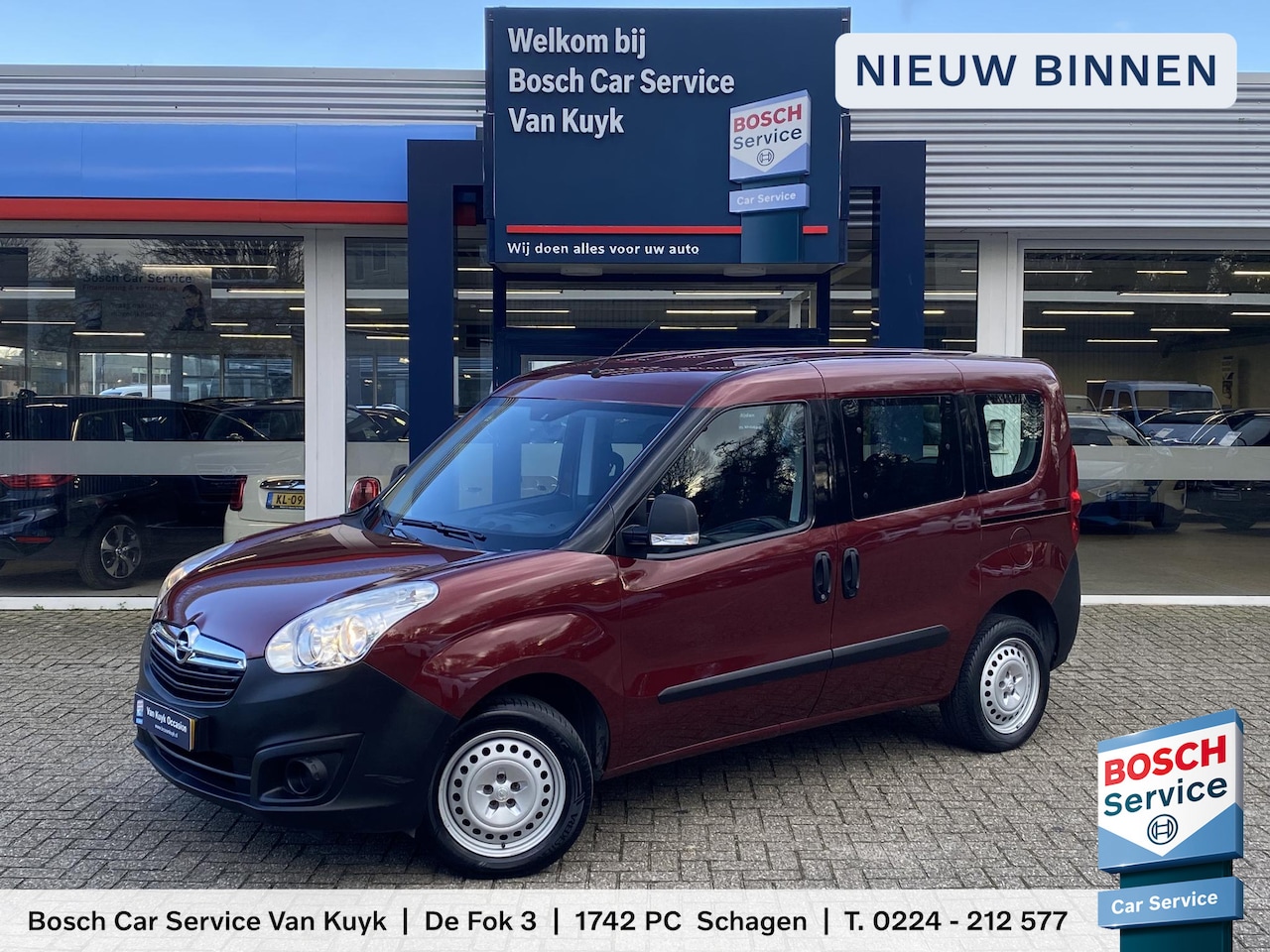 Opel Combo Tour - 1.4 L1H1 ecoFLEX Selection / NL-Auto / 95 PK / 88.000 KM / Airco / Radio / Schuifdeur-Acht - AutoWereld.nl