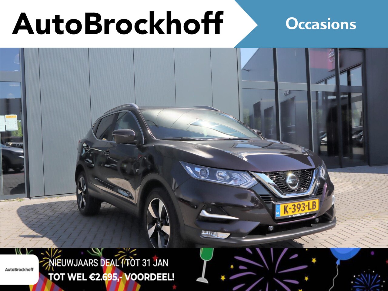 Nissan Qashqai - 1.3 DIG-T N-Connecta 158PK | Navi | Climate Control | 360 Camera | Panorama Dak | Apple Ca - AutoWereld.nl