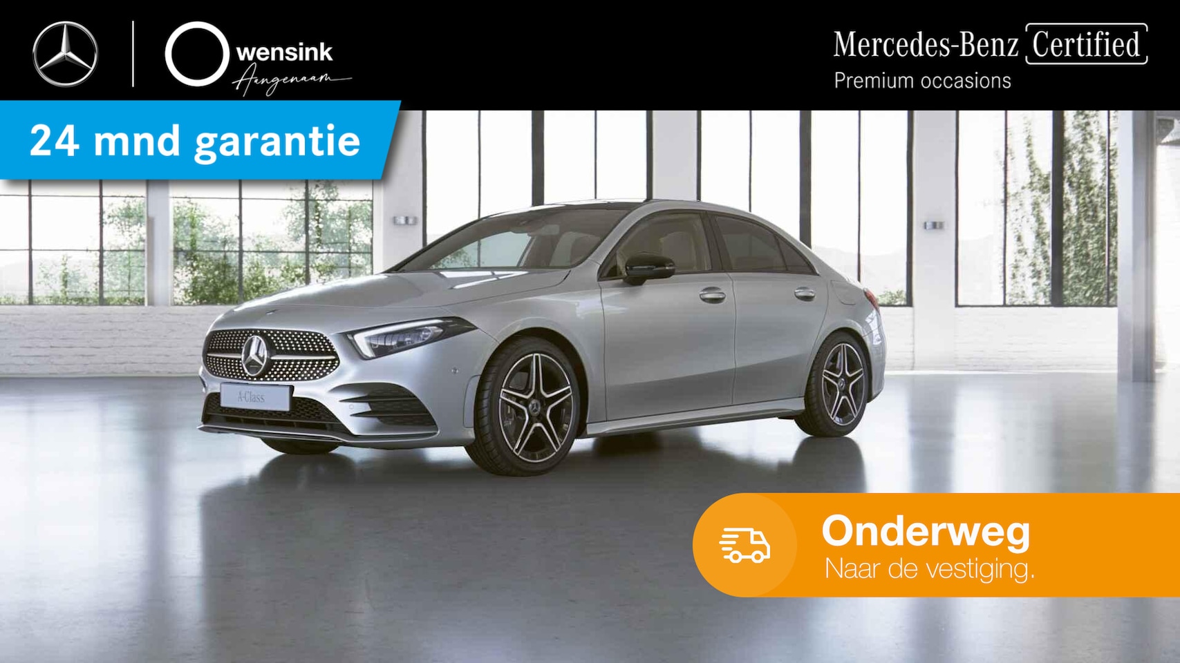 Mercedes-Benz A-klasse - 180 Business Solution AMG | Achteruitrijcamera | Sfeerverlichting | Panoramadak | Stoelver - AutoWereld.nl