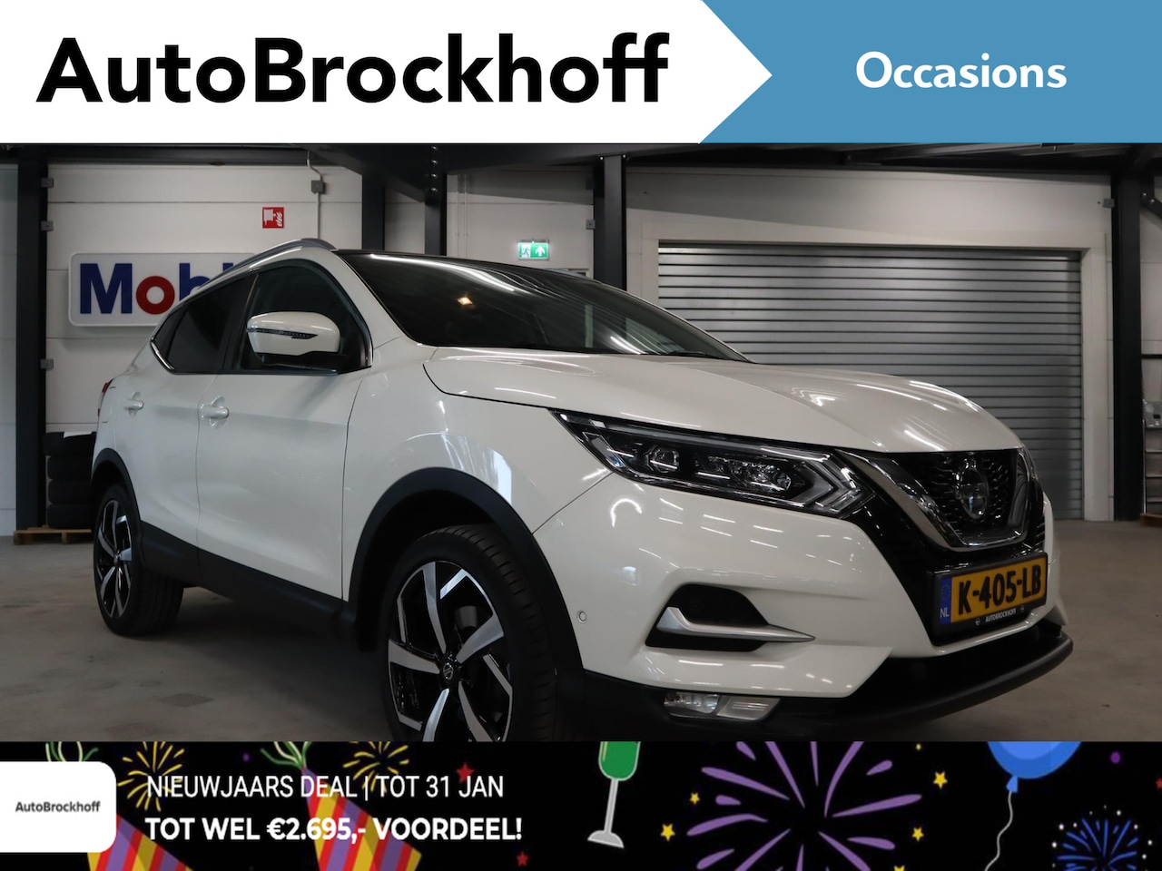 Nissan Qashqai - 1.3 DIG-T Tekna | Apple Carplay & Android Auto | Navi | 360 Camera | 19 inch L.M. Velgen | - AutoWereld.nl