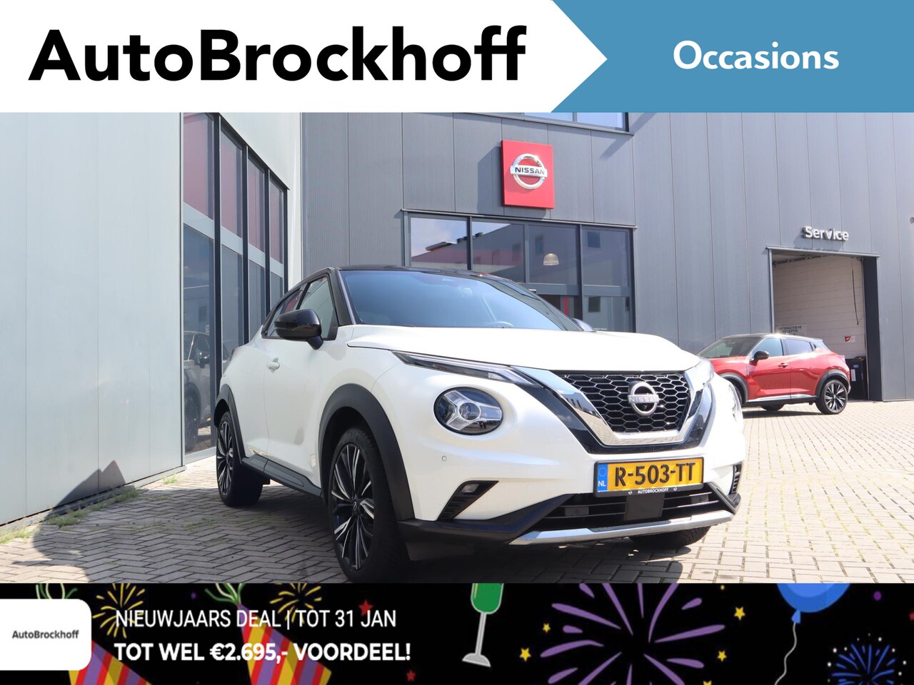 Nissan Juke - 1.0 DIG-T N-Design Tech Pack | Cold Pack | Black Pack | Navi | Leder | BOSE | 360 AVM | Pr - AutoWereld.nl