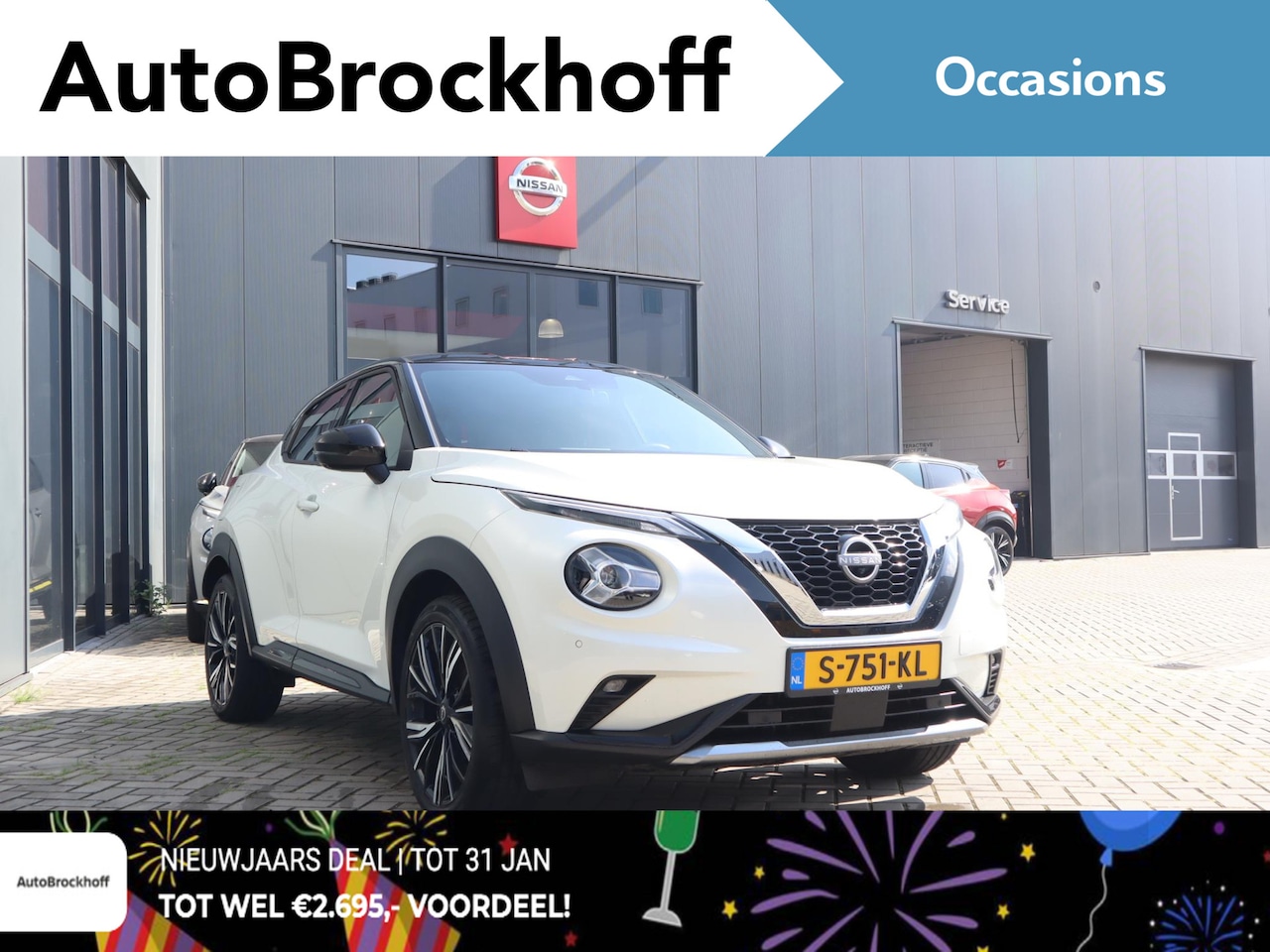 Nissan Juke - 1.0 DIG-T N-Design | DCT | Tech Pack | Cold Pack | Black Pack | Navi | Leder | BOSE | 360 - AutoWereld.nl