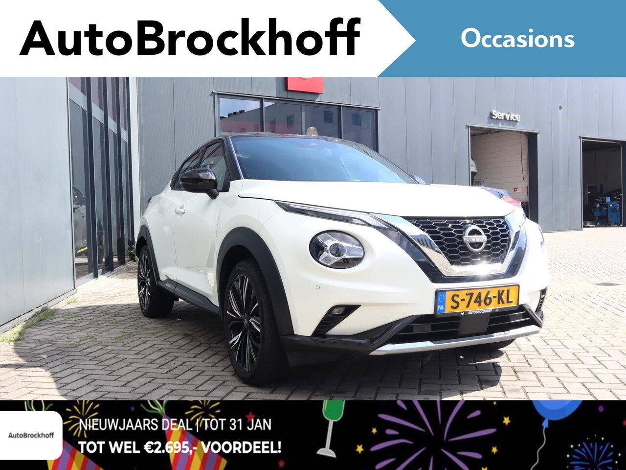 Nissan Juke - 1.0 DIG-T N-Design | DCT | Tech Pack | Cold Pack | Black Pack | Navi | Leder | BOSE | 360 - AutoWereld.nl