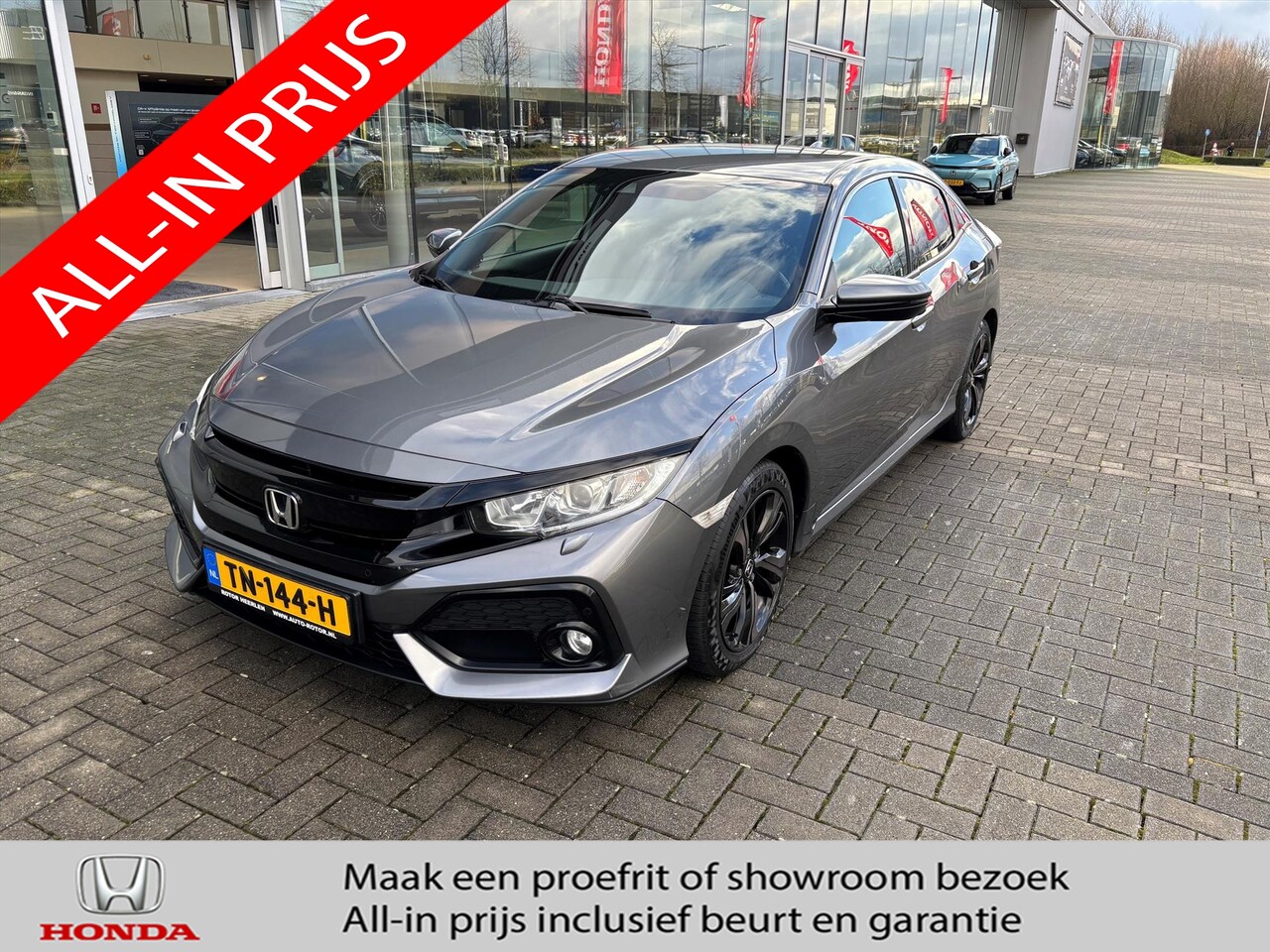 Honda Civic - 5D 1.0 Elegance | Pdc | P.cam | Navi | Dealer onderhouden - AutoWereld.nl