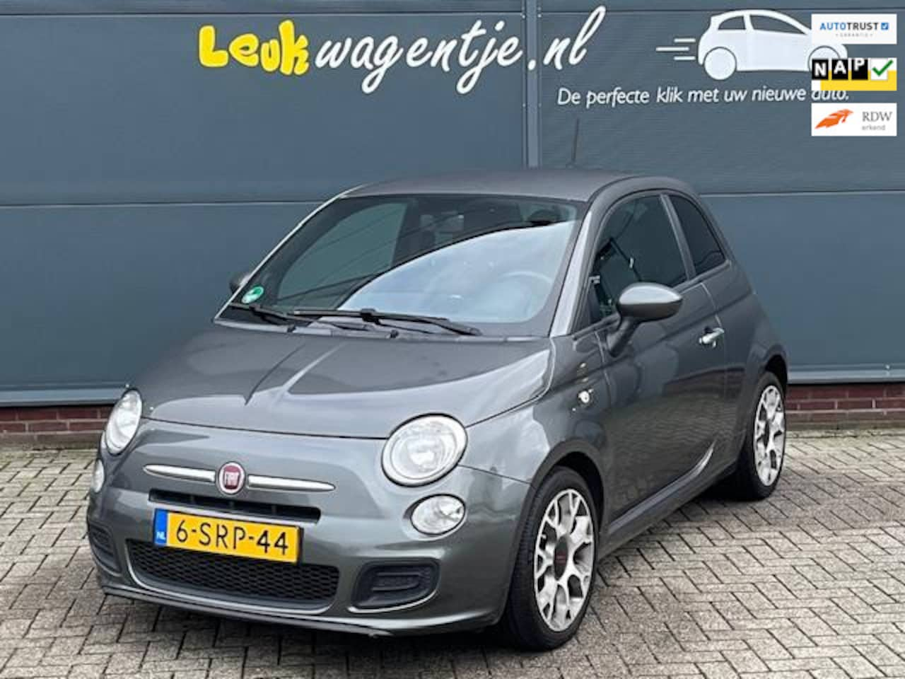 Fiat 500 - 0.9 TwinAir 500S *alcantara *airco *16" *NL auto - AutoWereld.nl