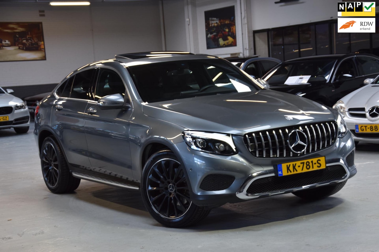 Mercedes-Benz GLC-klasse Coupé - 250 4MATIC Ambition Navi|Half/Leder|Org.NL|Schuif/kantel-dak| - AutoWereld.nl