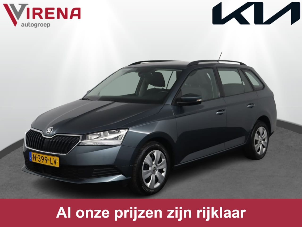 Skoda Fabia Combi - 1.0 TSI Business Edition - Automaat - Airco - Cruise Control - Trekhaak - 12 maanden BOVAG - AutoWereld.nl