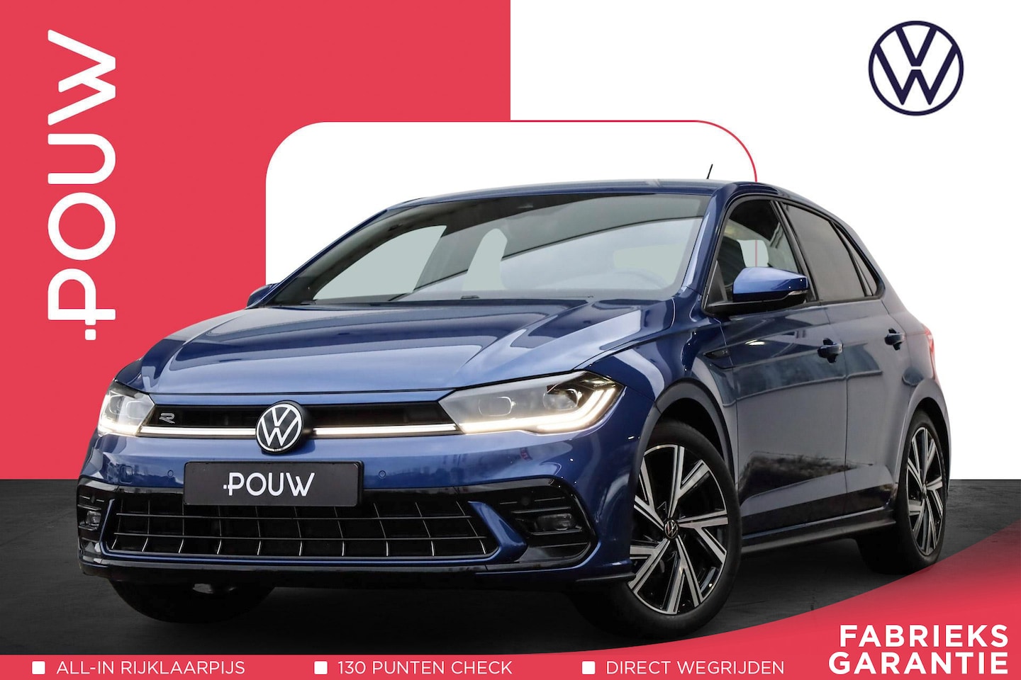 Volkswagen Polo - 1.0 TSI 95pk R-Line Business | Stoelverwarming | Beats Audio | IQ Light | Adaptive Cruise - AutoWereld.nl