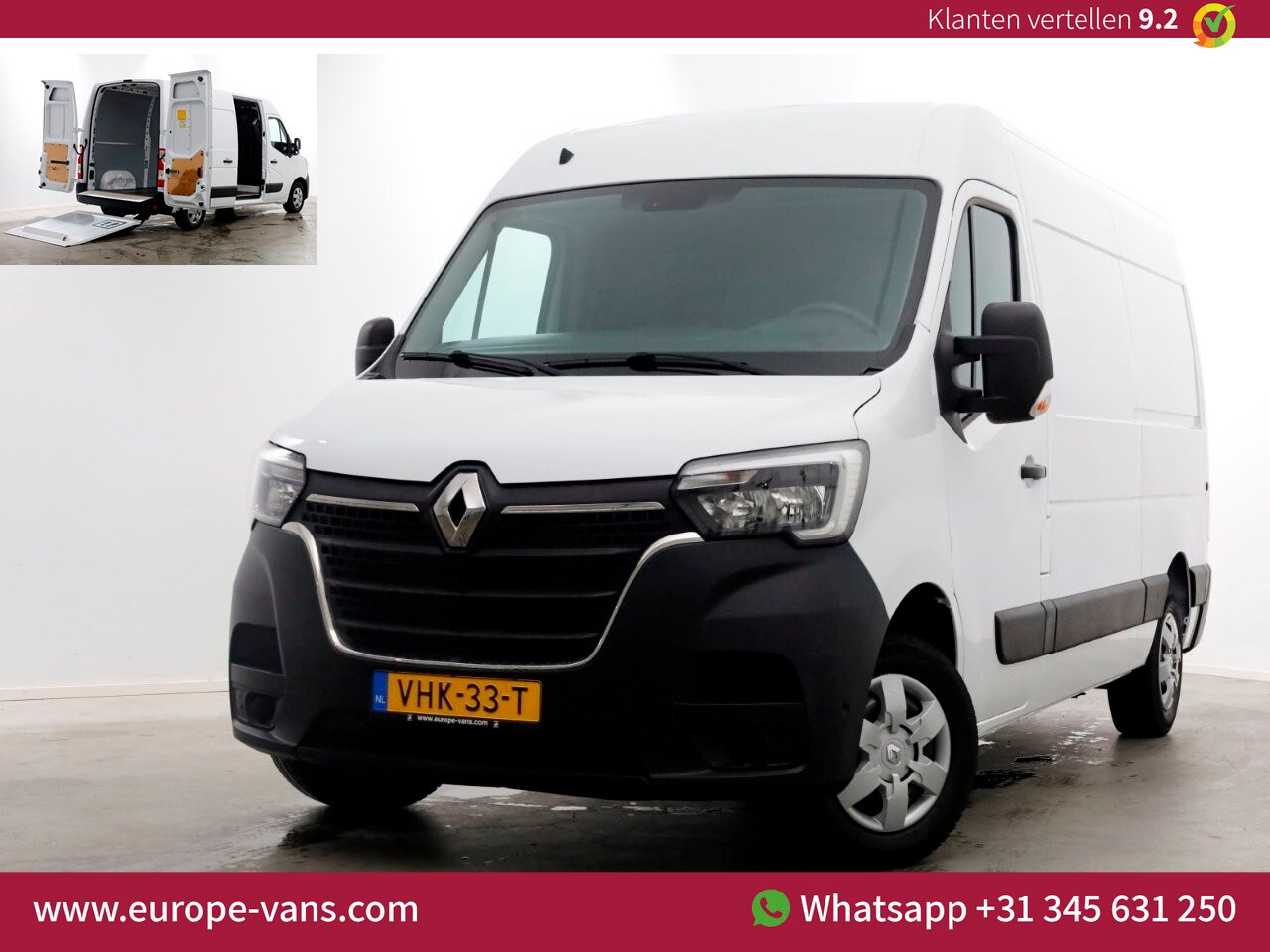 Renault Master - 2.3 dCi 135pk L2H2 Navi/Camera Laadklep 500kg 11-2020 - AutoWereld.nl