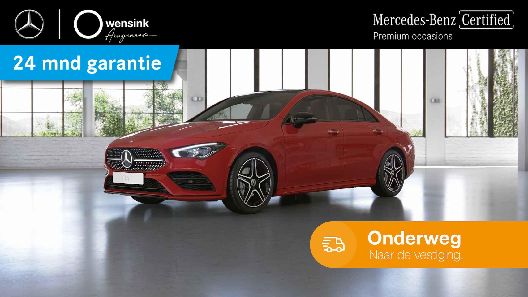 Mercedes-Benz CLA-Klasse - 200 Business Solution AMG | Stoelverwarming | Widescreen | Panoramdak | - AutoWereld.nl