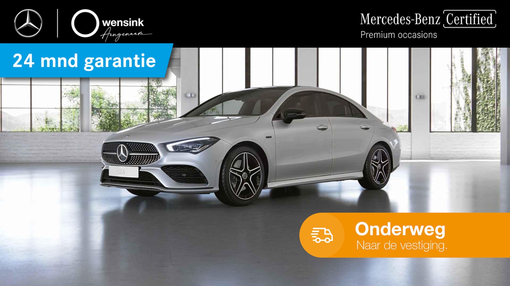 Mercedes-Benz CLA-Klasse - 250 e Business Solution AMG Limited | Panoramdak | Achteruitrijcamera | Sfeerverlichting | - AutoWereld.nl