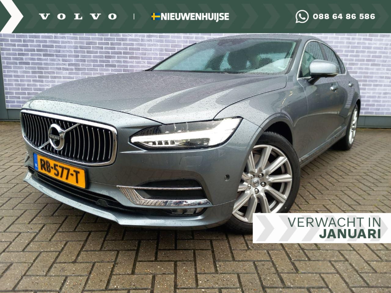 Volvo S90 - T5 Inscription | Navi | Bowers & Wilkins Audio | Schuif-/Kanteldak | 360 Camera | Adaptiev - AutoWereld.nl