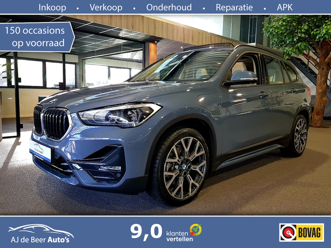 BMW X1 - xDrive25e High Executive Storm Bay metallic | Panorama | Camera | HUD | “19 | Carplay - AutoWereld.nl