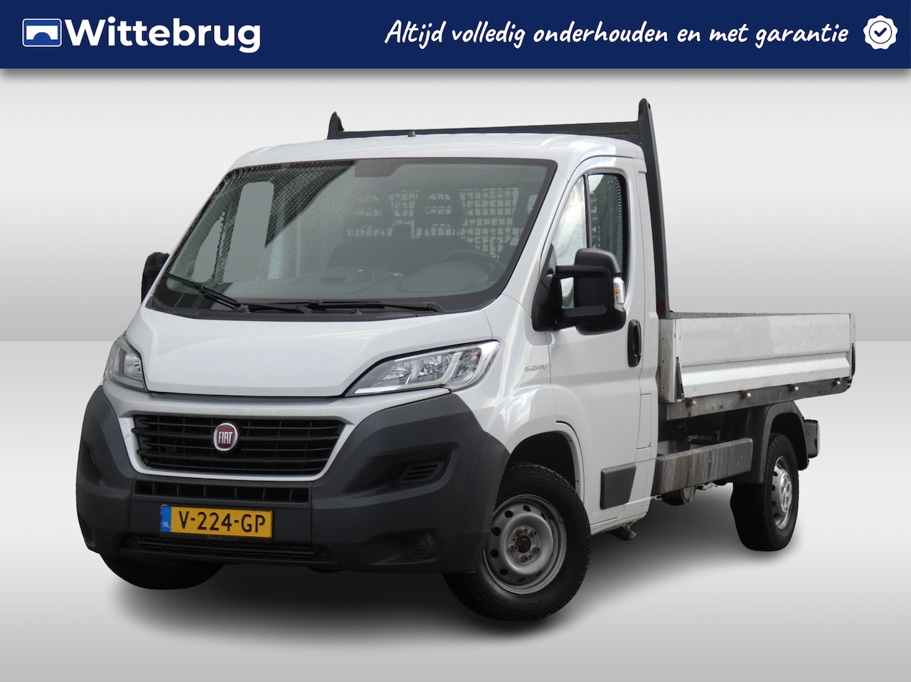 Fiat Ducato - 33 2.3 MultiJet 130pk L2H1 Automaat | Open Laadbak | Airco | Trekhaak | geen Navigatie | - AutoWereld.nl