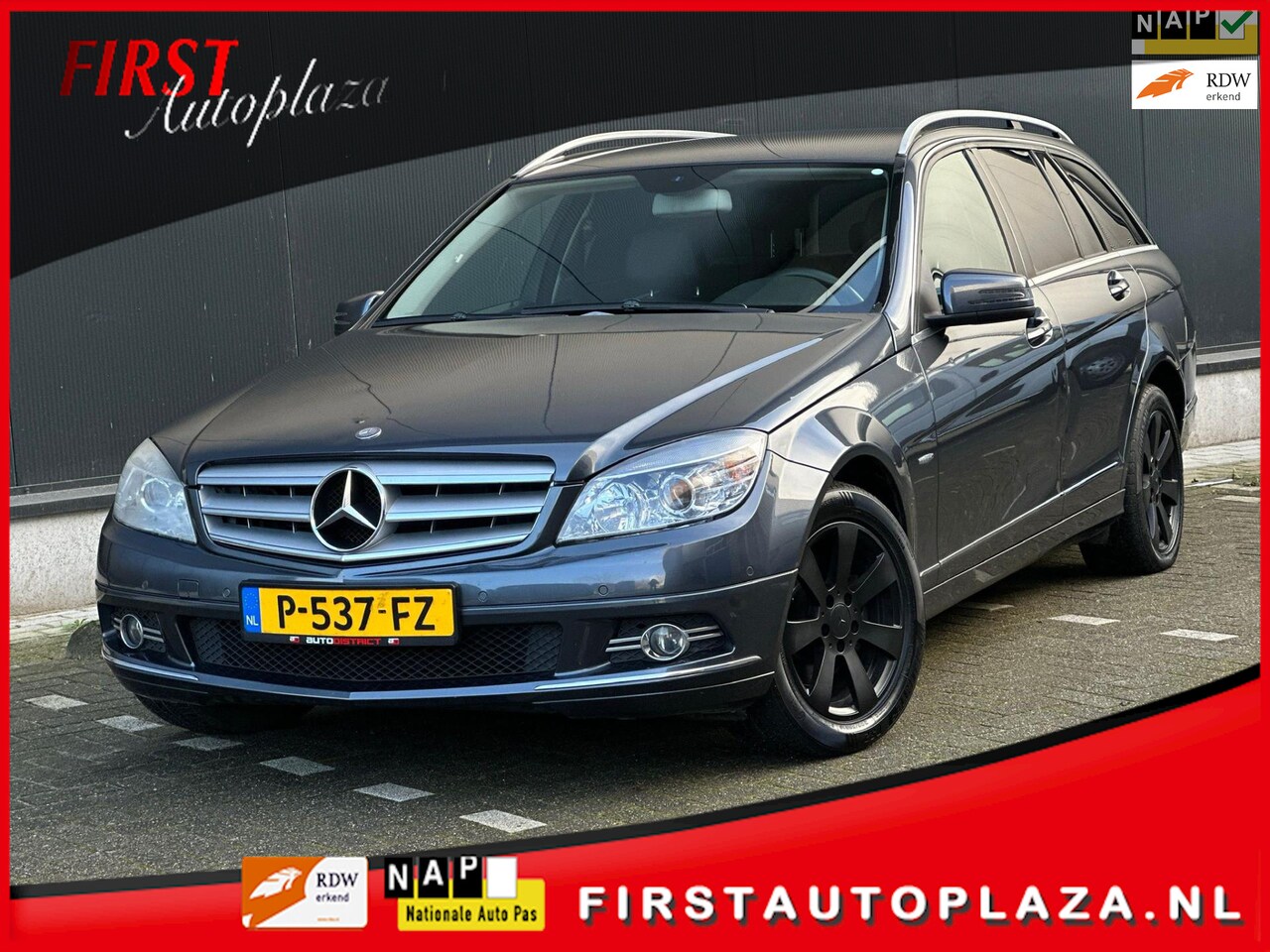 Mercedes-Benz C-klasse Estate - 200 K Avantgarde AUTOMAAT NAVI/CRUISE/LEDER | NETTE AUTO ! - AutoWereld.nl