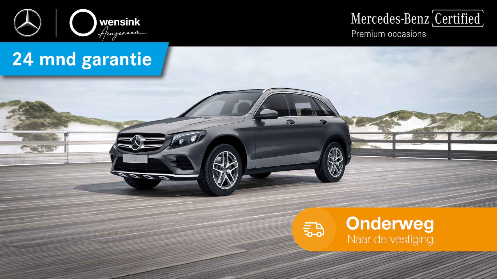 Mercedes-Benz GLC-klasse - 250 4MATIC Business Solution AMG | Panoramadak | Trekhaak | Achteruitrijcamera | Rijassist - AutoWereld.nl