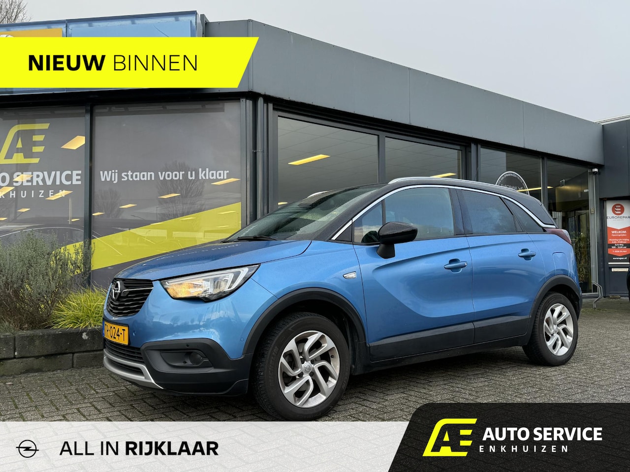 Opel Crossland X - 1.2 Turbo Online Navi Edition 100% dealer ond. | Lederen bekleding | Keyless | Navi | Carp - AutoWereld.nl