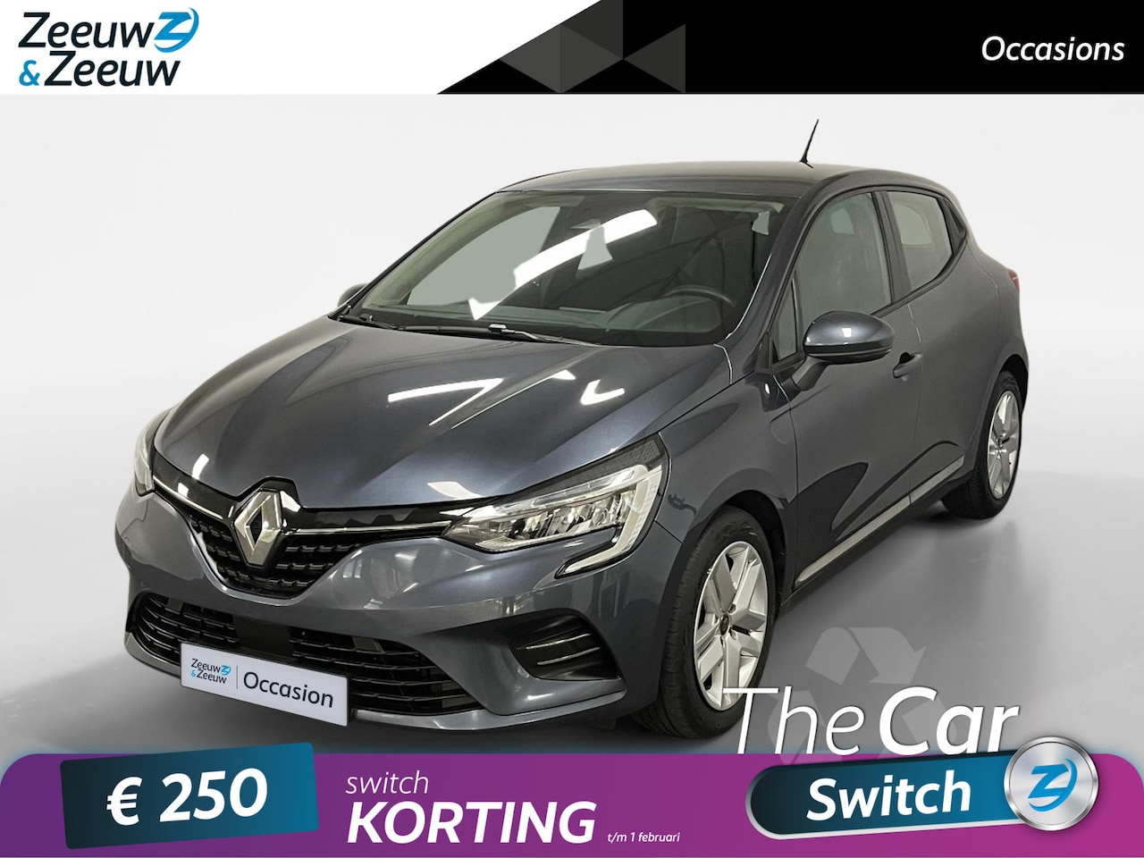 Renault Clio - 1.0 TCe Zen Navi airco apple carplay android auto cruise controle dealer onderhouden parke - AutoWereld.nl