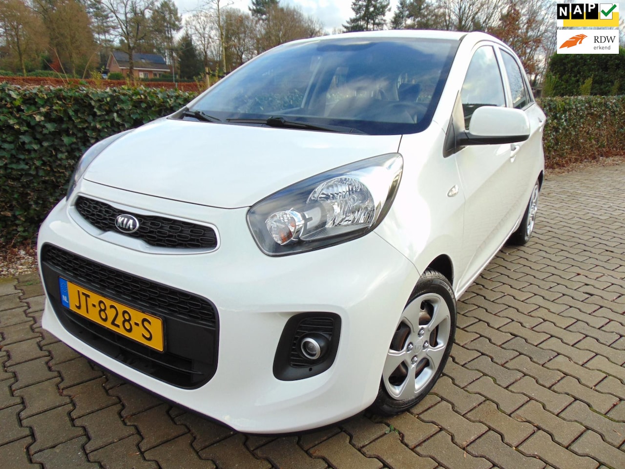 Kia Picanto - 1.0 CVVT EconomyPlusLine 1.0 CVVT EconomyPlusLine 5-Deurs , Airco / Elec.Pakket / Isofix / 89.058km N.A.P - AutoWereld.nl