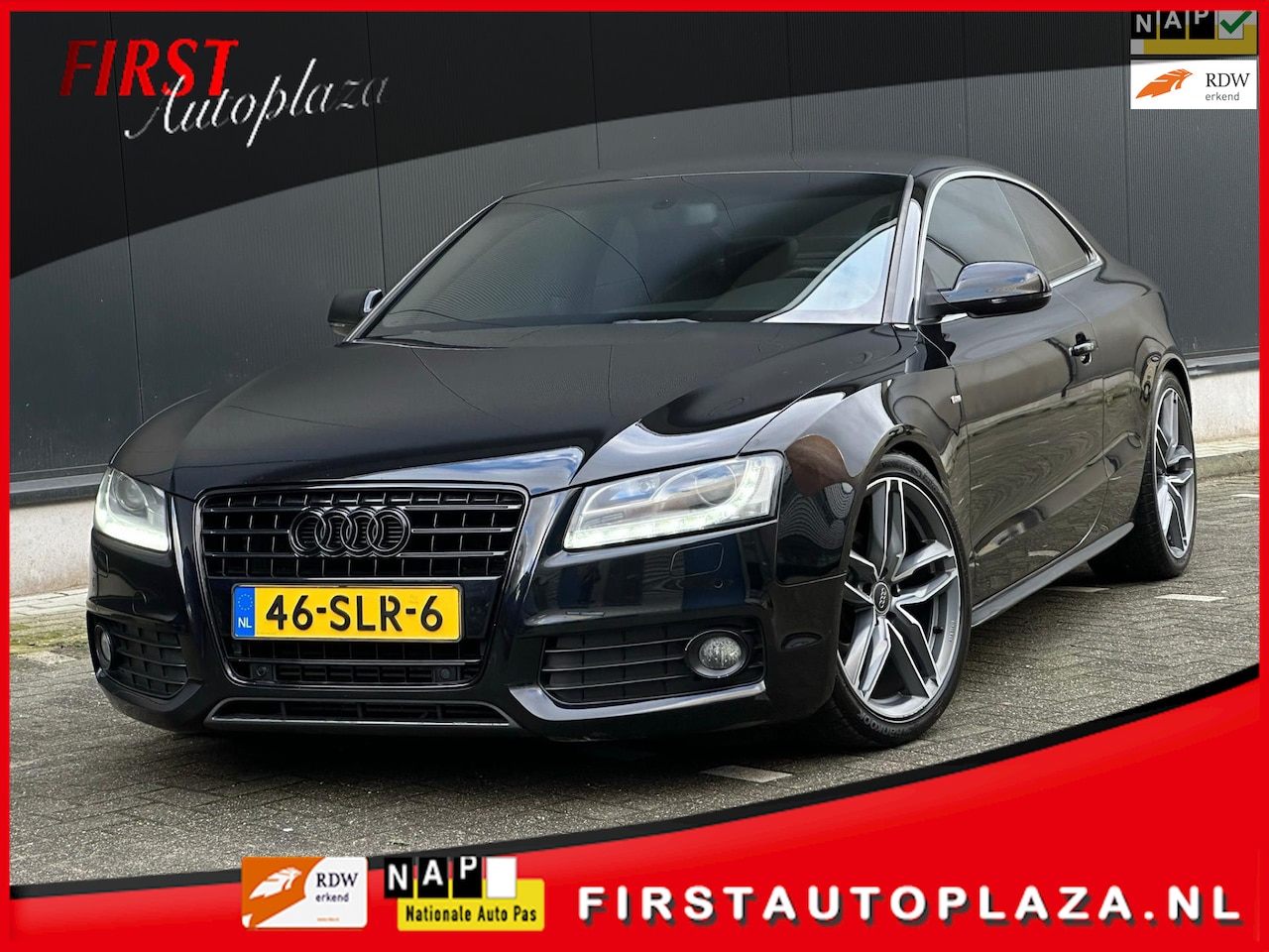 Audi A5 Coupé - 2.0 TFSI S-LINE NAVI/LEDER/6-BAK/CRUISE/XENON | KEURIGE AUTO ! - AutoWereld.nl