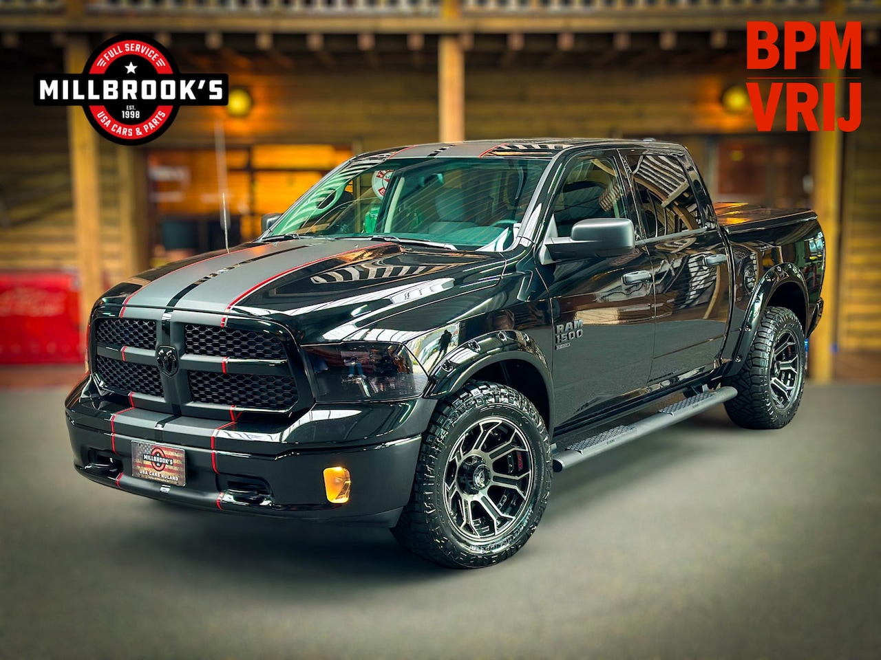 Dodge Ram 1500 - 5.7 V8 Classic Black Edition Widebody, BPM VRIJ, LPG, All-in, 6 jaar garantie!! - AutoWereld.nl