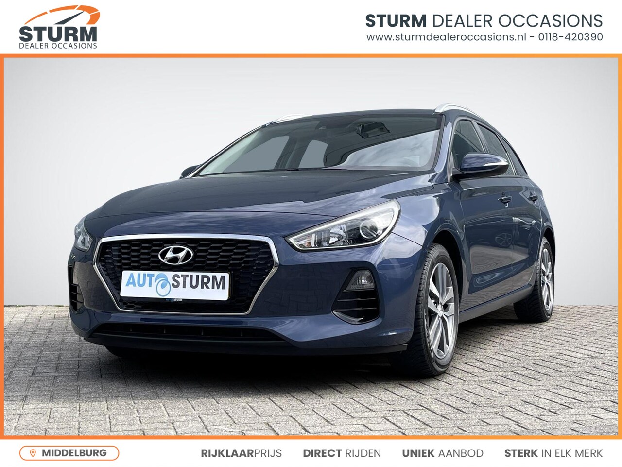 Hyundai i30 Wagon - 1.0 T-GDI i-Motion | Airconditioning | LM Velgen | Cruise Control | Park. Sensor | Radio-M - AutoWereld.nl