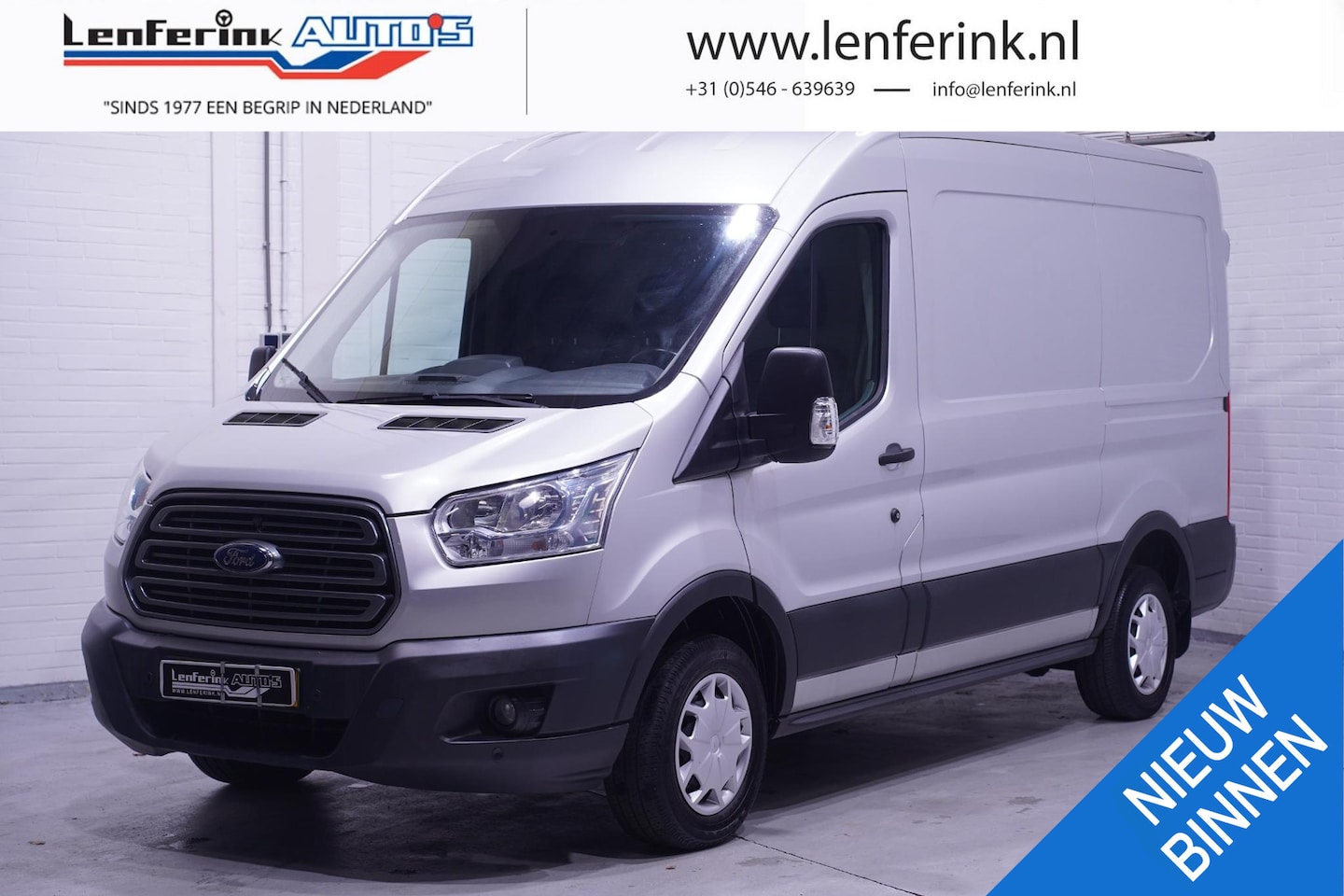 Ford Transit - 2.0 TDCI 105 pk L2H2 Trend Airco, Trekhaak 2.700kg Imperiaal met Trap, Laadruimte Pakket, - AutoWereld.nl