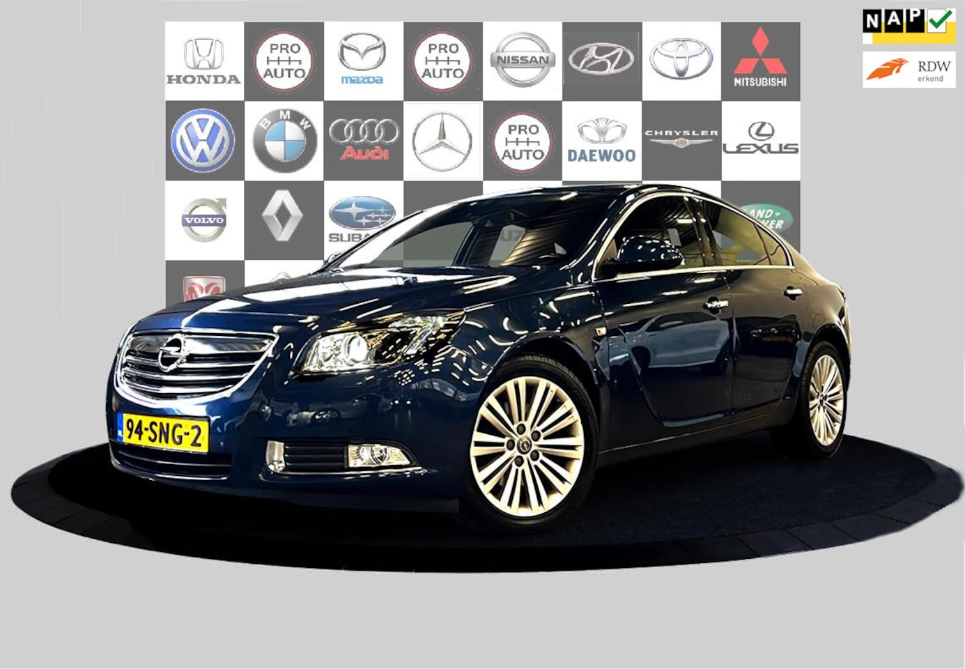 Opel Insignia - 1.4 Turbo EcoFLEX Cosmo Leder_Navi_Clima_Cruise - AutoWereld.nl