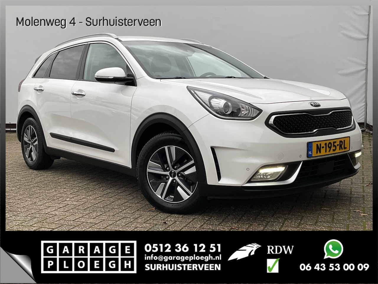 Kia Niro - 1.6 GDi Hybrid ExecutiveLine Stuur/Stoelverw.Koel. Adapt.cruise - AutoWereld.nl