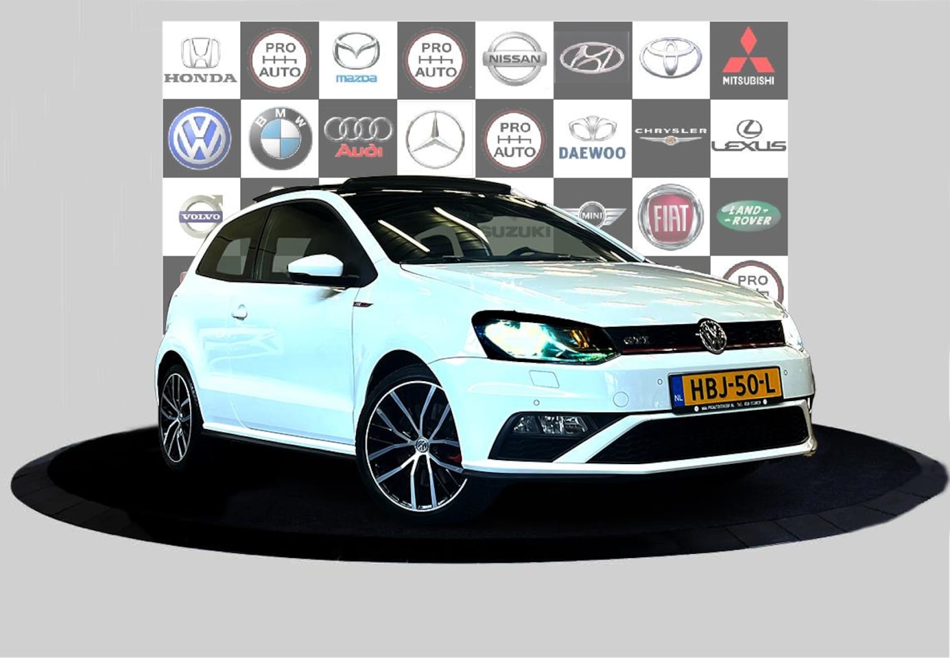 Volkswagen Polo - 1.8 TSI GTI Panorama _Led_Stoelverw_PDC voor en achter - AutoWereld.nl