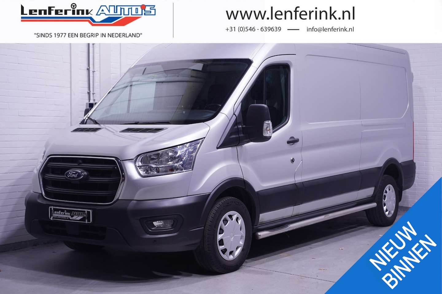 Ford Transit - 2.0 TDCI 130 pk L3H2 Trend Navi, Camera Trekhaak 2.500 kg, Sidebars, Cruise Control, NAP, - AutoWereld.nl