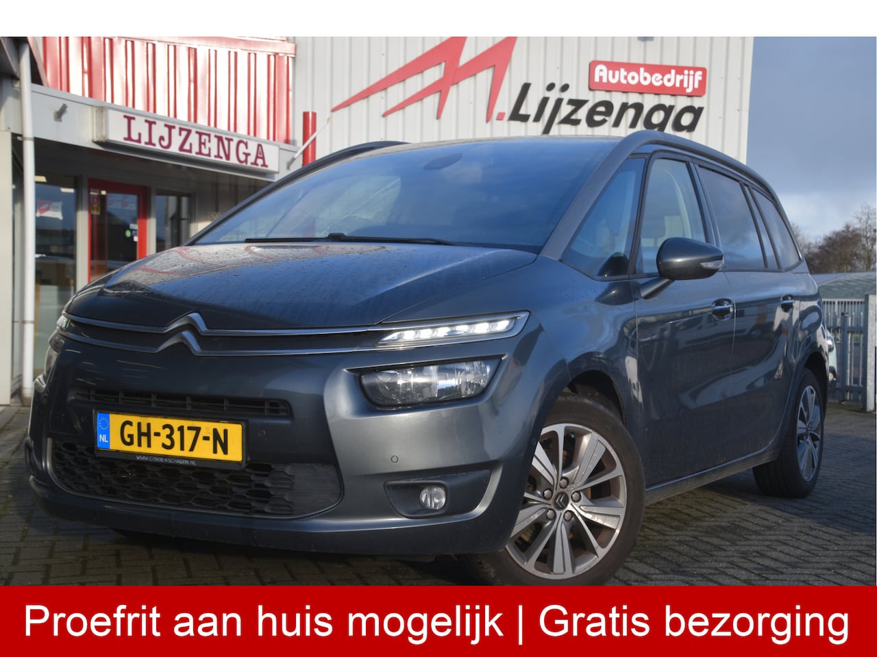 Citroën Grand C4 Picasso - 1.6 THP Business Navi | Camera | Bluetooth | PDC | Clima | 17 inch | Getint glas - AutoWereld.nl